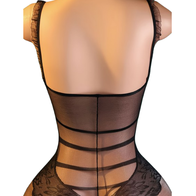 ชุดชั้นในเท็ดดี้สีดำ 1 ชิ้น ทำ - Lace Teddy Lingerie บทวิจารณ์และราคา